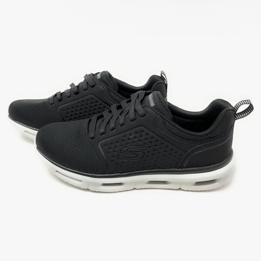 Skechers Glide-Lite Men's Classic Shoes Fit With Memory Foam (Black, Medium 8) - Picture 3 of 11
